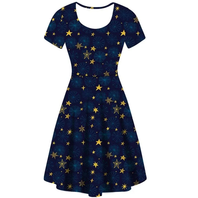 Starstruck Vintage Skater Dress Embroidered unclassified dresses