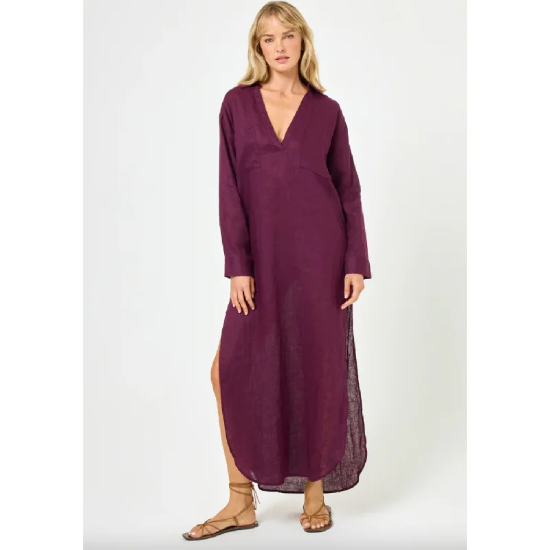 Capistrano Tunic Merlot Street style unclassified dresses