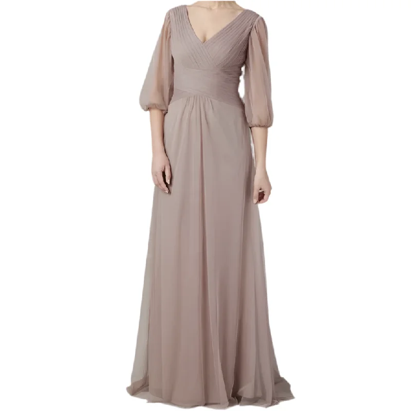 CHRISTINA WU Style 17125 Pleated Gown Mauve Size 20 NWT Stretchy unclassified dresses