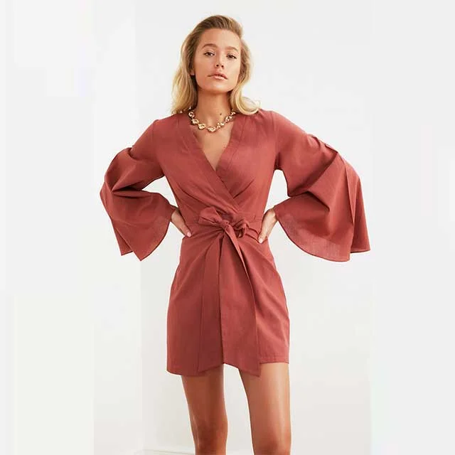 Cotton Kimono Robe Cocktail unclassified dresses