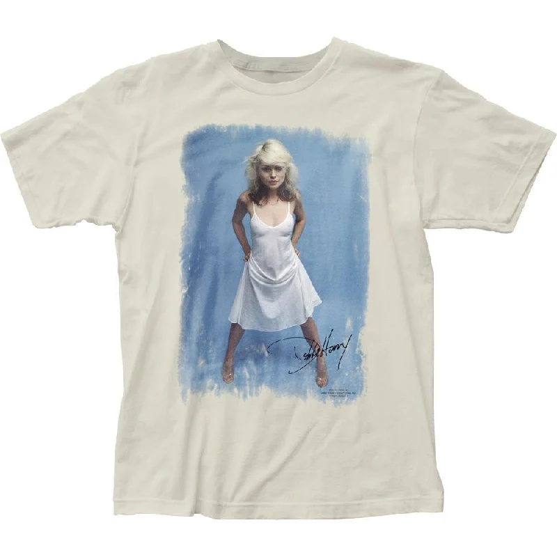 Debbie Harry White Dress fitted jersey tee Velvet unclassified dresses