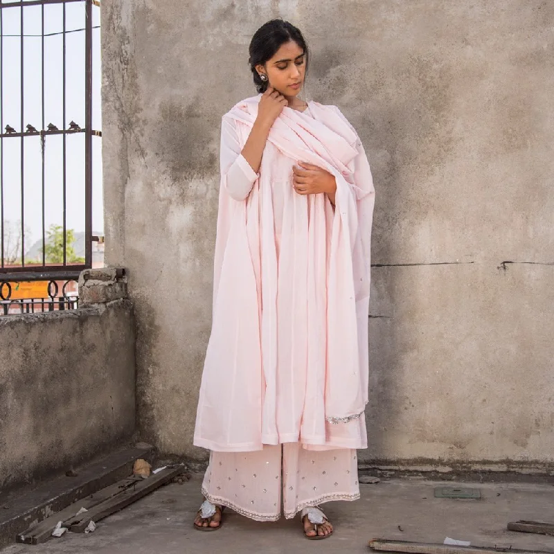 DRISHTI (Kurta/Dress-Powder Pink) Stylish unclassified dresses