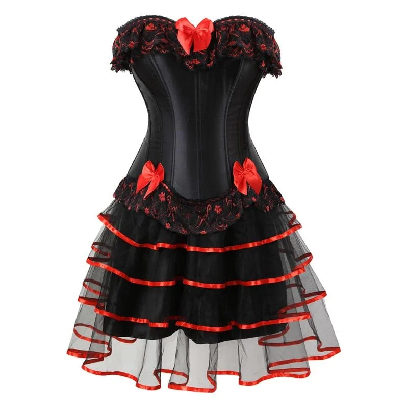 Flirtatious Sissy Corset Dress Gothic unclassified dresses