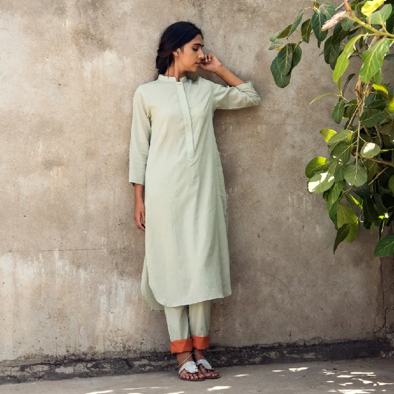 JAVED KAIR (Kurta/Dress-Sage Green) Elegant evening unclassified dresses