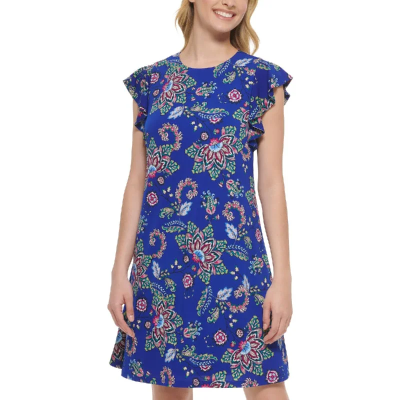 Jessica Howard Womens Paisley  Shift Dress Polka dot unclassified dresses