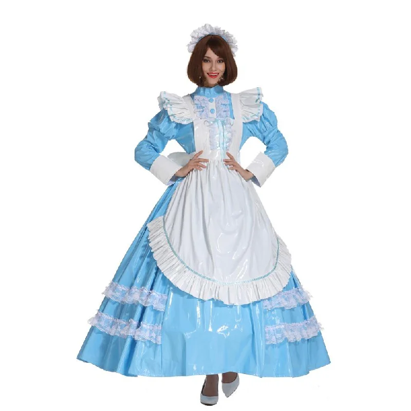 Lockable French Sissy Maid Dress Backless unclassified dresses