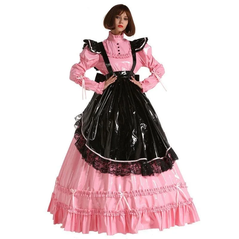 Lockable French Sissy Maid Dress Plus size unclassified dresses