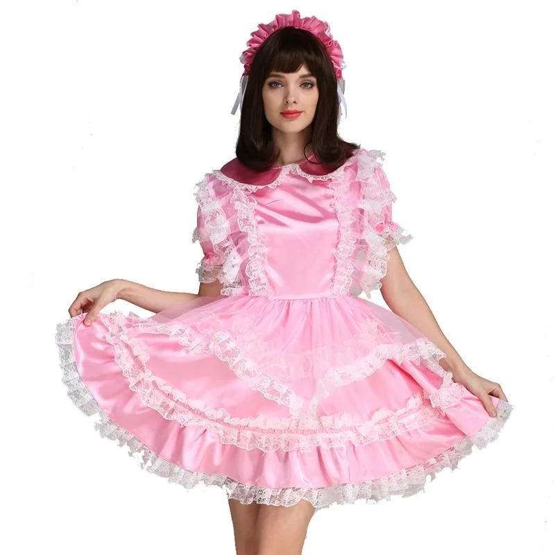 Lockable Sissy Maid Dress A-line unclassified dresses