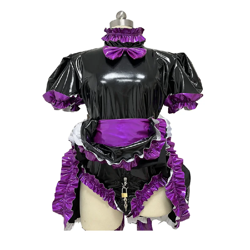 Lockable Sissy Maid Dress With Apron Cocktail unclassified dresses