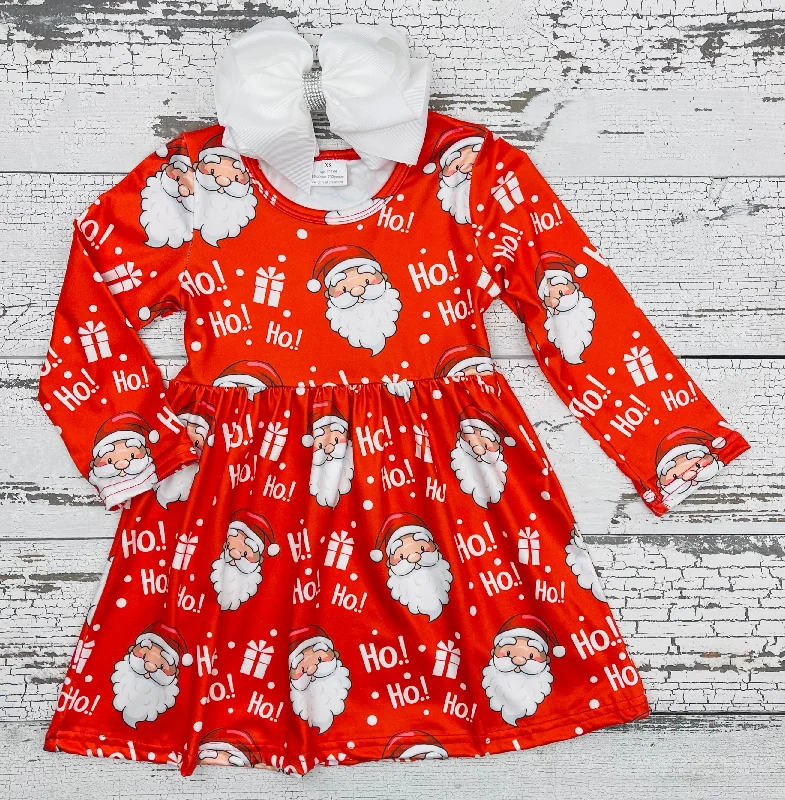 Red HoHoHo Santa Dress Minimalist unclassified dresses