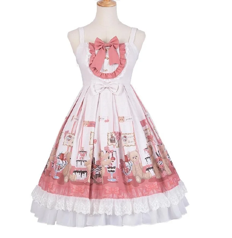 "Sissy Mimi" Cute Bear Dessert Dress Preppy unclassified dresses