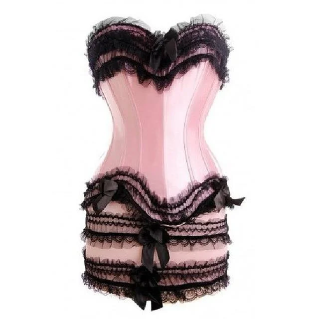 Slutty Pink Corset Dress Elegant unclassified dresses