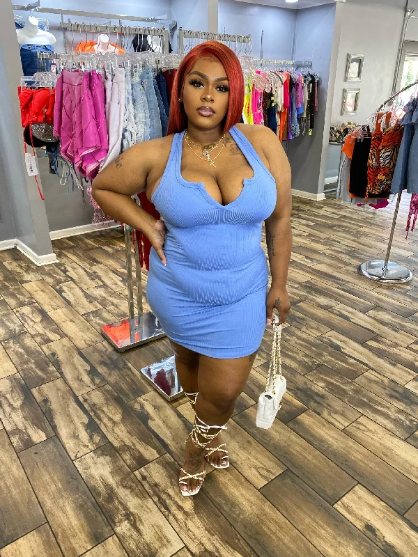 Spring Hottie Dress- Blue Lounge unclassified dresses